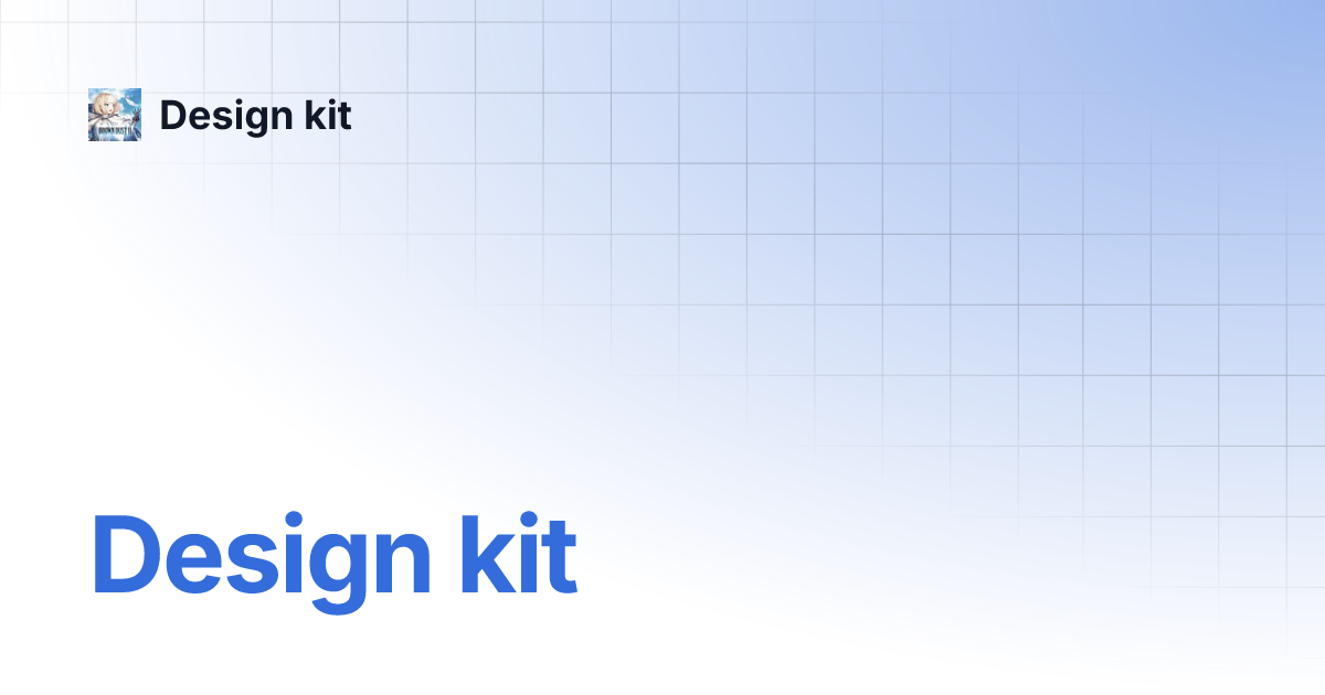 Design kit